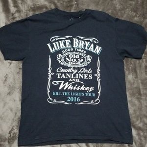 LUKE BRYAN 2016 KILL THE LIGHTS TOUR TEE SHIRT